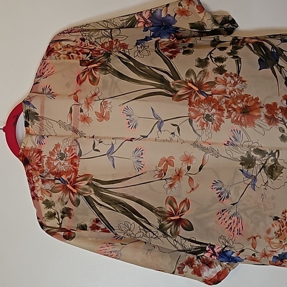 Floral Cardigan Tunic - Picture 3 of 5